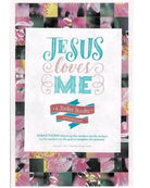 Jesus Loves Me sticker puzzle book for girls, colorful faith-based activity from Salt and Honey