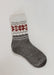 Snowflake Patterned Socks in Charcoal - Snowflake Patterned Socks in Charcoal - Default Title - Salt and Honey
