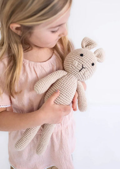 "Hunny" Knit Bunny Doll - "Hunny" Knit Bunny Doll - Default Title - Salt and Honey
