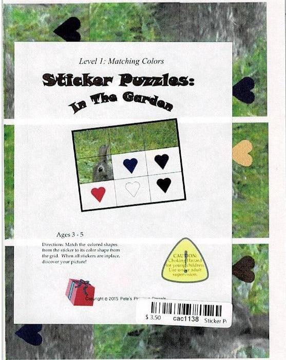 In the Garden Sticker Puzzles - In the Garden Sticker Puzzles - undefined - Salt and Honey