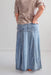 Jada Maxi Denim Skirt in Light Wash - Jada Maxi Denim Skirt in Light Wash - S - Salt and Honey
