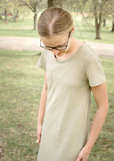 Jane T-Shirt Maxi Dress in Sage - Jane T-Shirt Maxi Dress in Sage - undefined - Salt and Honey