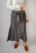 Jenna Chambray Midi Skirt in Black - FINAL SALE - Jenna Chambray Midi Skirt in Black - FINAL SALE - undefined - Salt and Honey