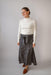 Jenna Chambray Midi Skirt in Black - FINAL SALE - Jenna Chambray Midi Skirt in Black - FINAL SALE - undefined - Salt and Honey