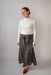 Jenna Chambray Midi Skirt in Black - FINAL SALE - Jenna Chambray Midi Skirt in Black - FINAL SALE - undefined - Salt and Honey