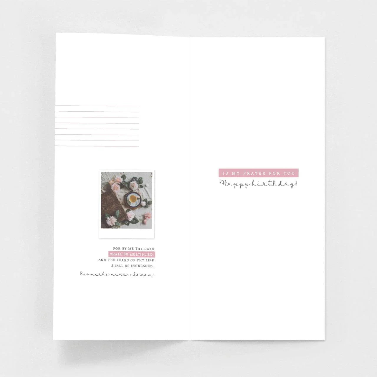 Joyful Prayers Birthday Greeting Card - Joyful Prayers Birthday Greeting Card - Default Title - Salt and Honey