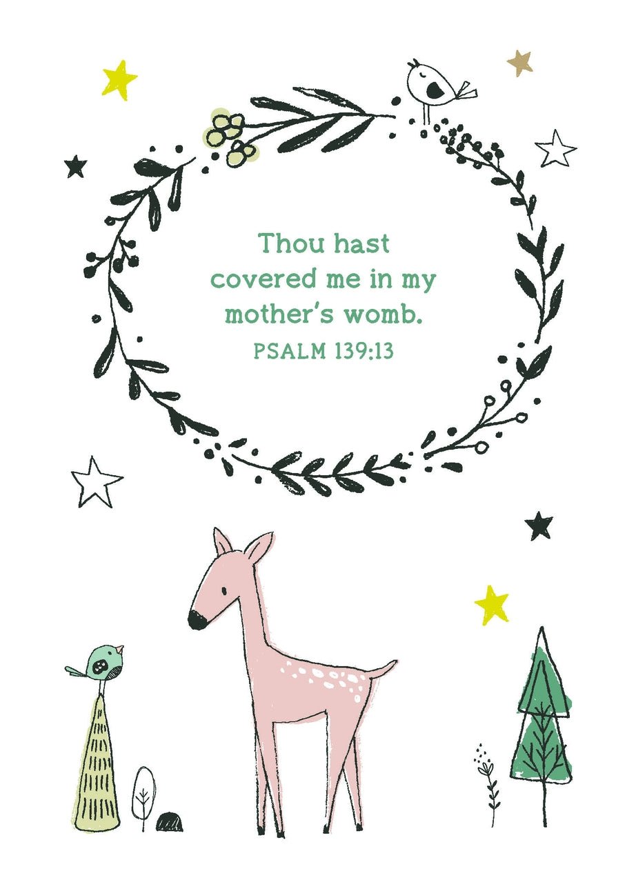 Kept in My Heart KJV Bible (Coral Woodland) - A Keepsake for Baby - Kept in My Heart KJV Bible (Coral Woodland) - A Keepsake for Baby - Default Title - Salt and Honey