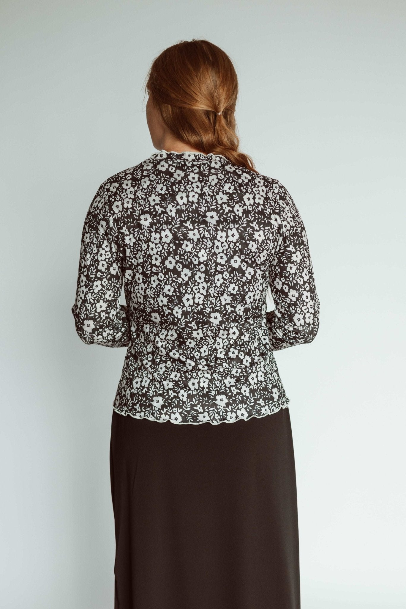 Laurel Floral Top in Black - FINAL SALE