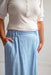 Leighton Wrap Maxi Skirt in Light Blue - Leighton Wrap Maxi Skirt in Light Blue - S - Salt and Honey