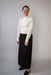 Makayla Crinkle Midi Skirt in Black - Makayla Crinkle Midi Skirt in Black - undefined - Salt and Honey