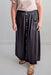 Mariah Button Maxi Skirt in Black - Mariah Button Maxi Skirt in Black - S - Salt and Honey