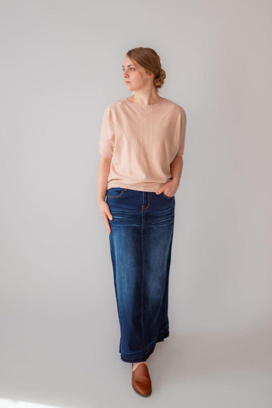 Molly Textured Sweater in Blush Pink - Molly Textured Sweater in Blush Pink - undefined - Salt and Honey