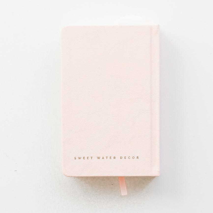 Mom's Leather Journal in Soft Pink - Mom's Leather Journal in Soft Pink - undefined - Salt and Honey