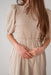 Monica Gingham Maxi Dress in Beige - Monica Gingham Maxi Dress in Beige - undefined - Salt and Honey