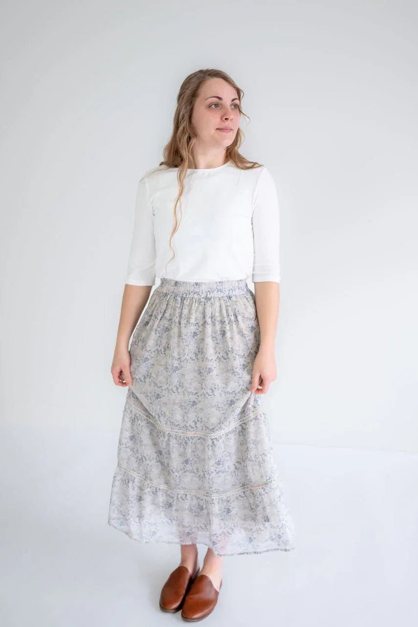 Odette Essential Half Sleeve Top in Ivory - Odette Essential Half Sleeve Top in Ivory - S - Salt and Honey
