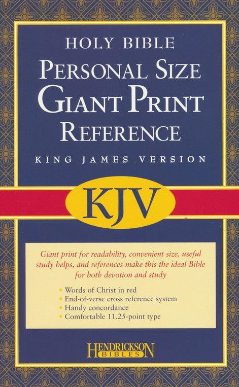 Personal Size Giant Print Reference Bible - Black - Personal Size Giant Print Reference Bible - Black - undefined - Salt and Honey
