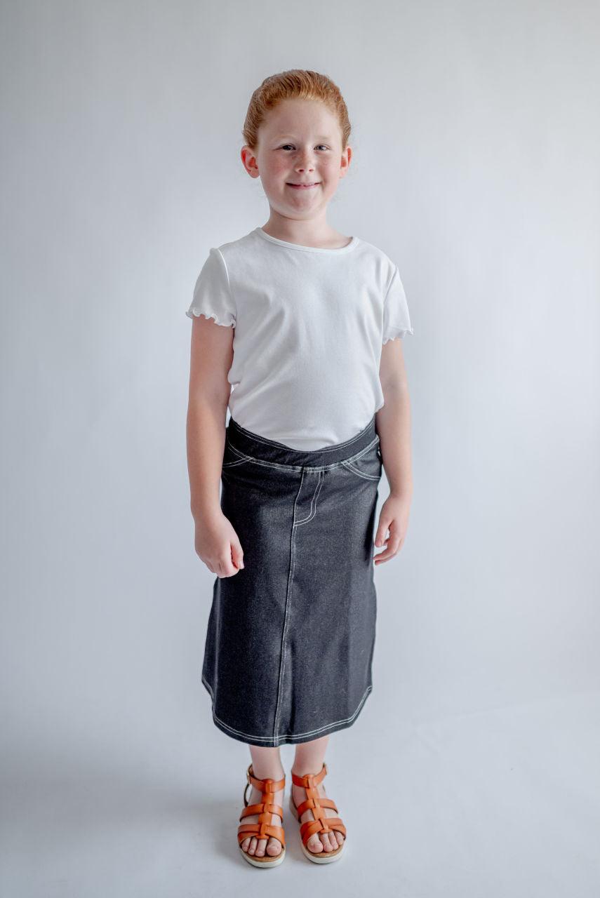 Piper Girls Skirt in Black - Piper Girls Skirt in Black - undefined - Salt and Honey