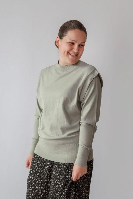 Poppy Top in Dusty Sage - Poppy Top in Dusty Sage - undefined - Salt and Honey