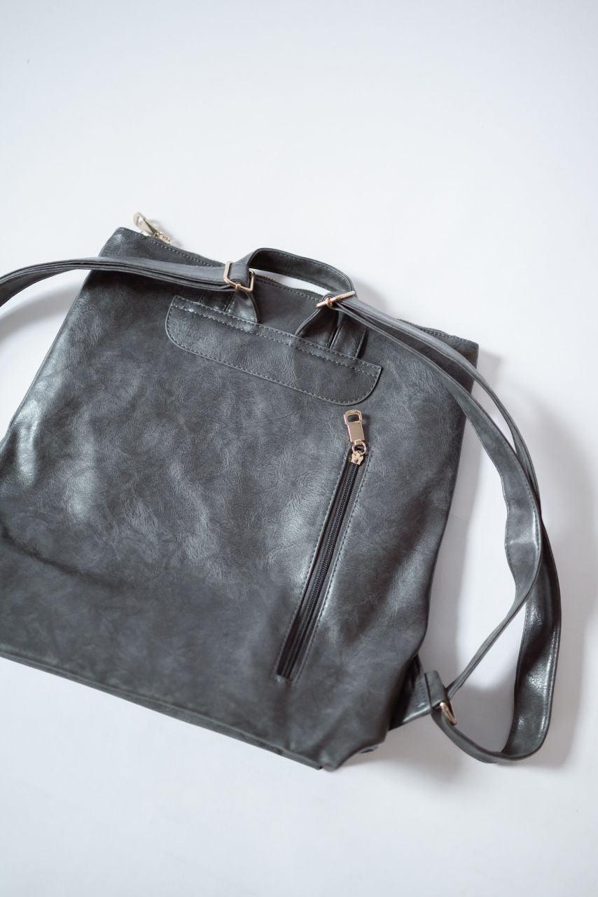 Reese Backpack in Charcoal - Reese Backpack in Charcoal - undefined - Salt and Honey