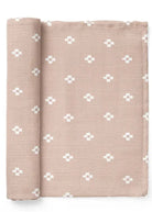 Sand-Pink Square Baby Swaddle - Sand-Pink Square Baby Swaddle - Default Title - Salt and Honey
