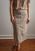 Sara 29" Denim Skirt in Khaki - Sara 29" Denim Skirt in Khaki - 2 - Salt and Honey