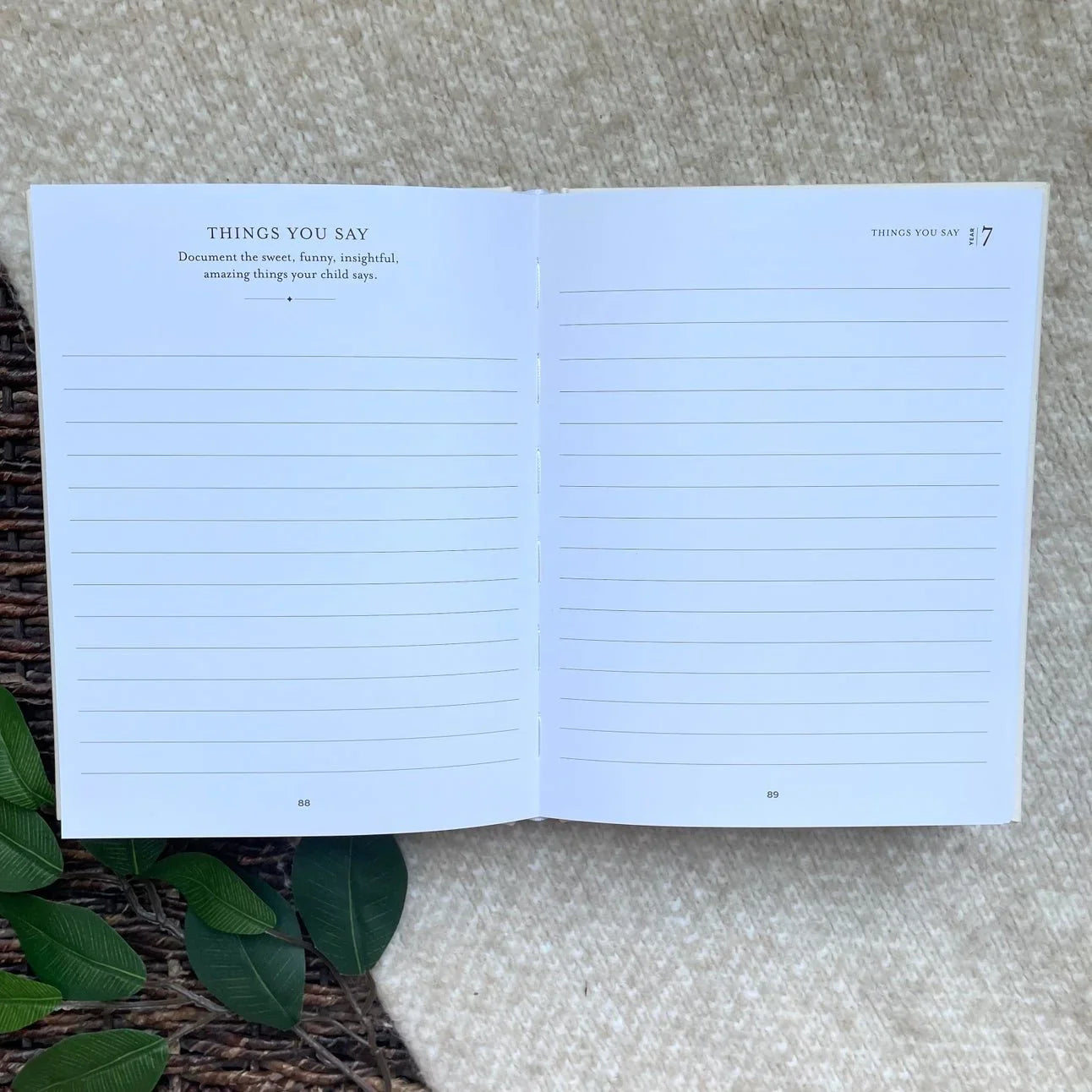 Say and Do Childhood Memory Journal - Say and Do Childhood Memory Journal - Default Title - Salt and Honey