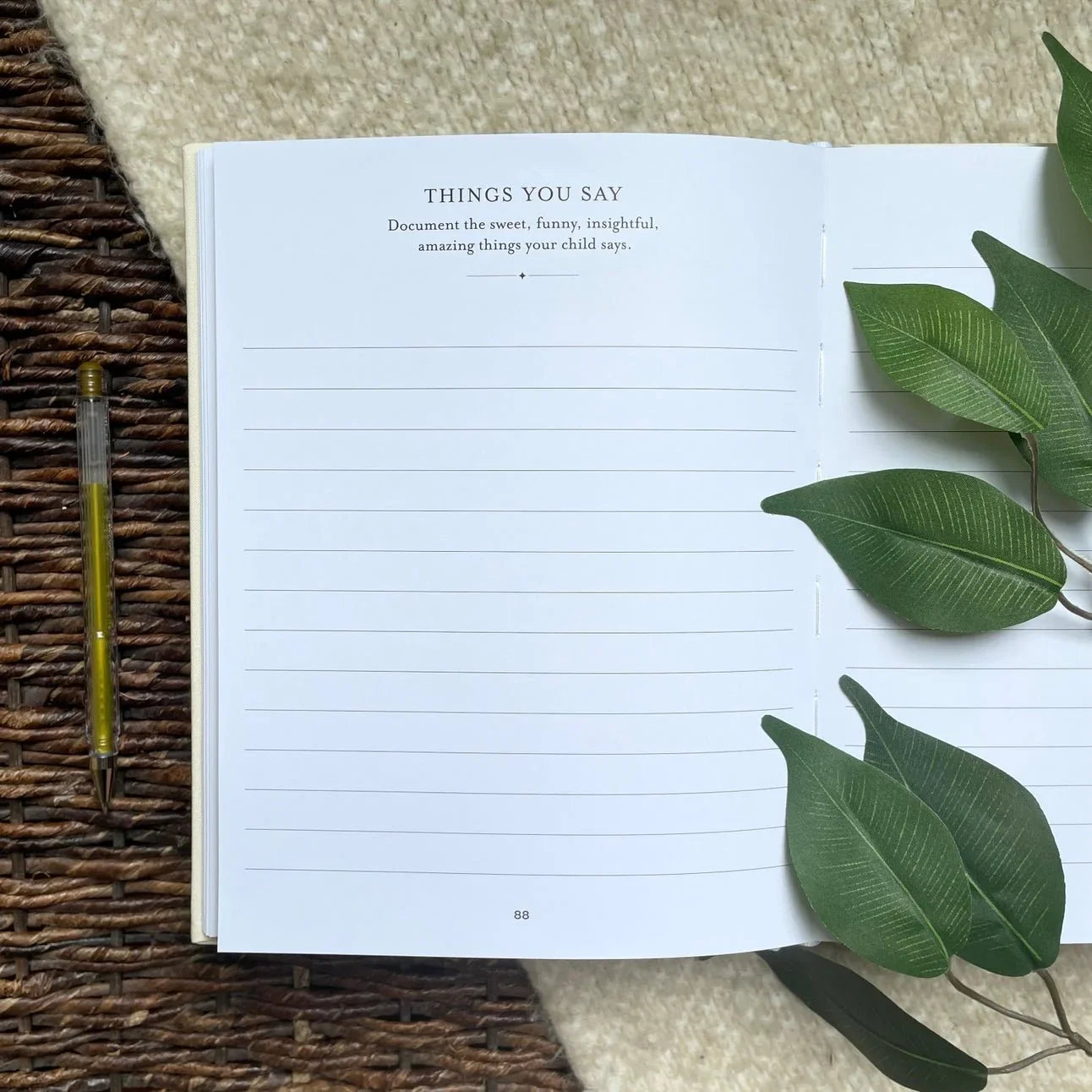 Say and Do Childhood Memory Journal - Say and Do Childhood Memory Journal - Default Title - Salt and Honey