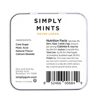 Simply Mints: Meyer Lemon - Simply Mints: Meyer Lemon - undefined - Salt and Honey
