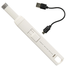 Slate White Large Rechargeable Electric Lighter - Slate White Large Rechargeable Electric Lighter - Default Title - Salt and Honey