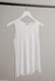 Sleeveless White Layering Tank Top - Sleeveless White Layering Tank Top - XS - Salt and Honey