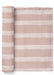 Striped Muslin Swaddle Baby Blanket in Smoke Rose - Striped Muslin Swaddle Baby Blanket in Smoke Rose - Default Title - Salt and Honey