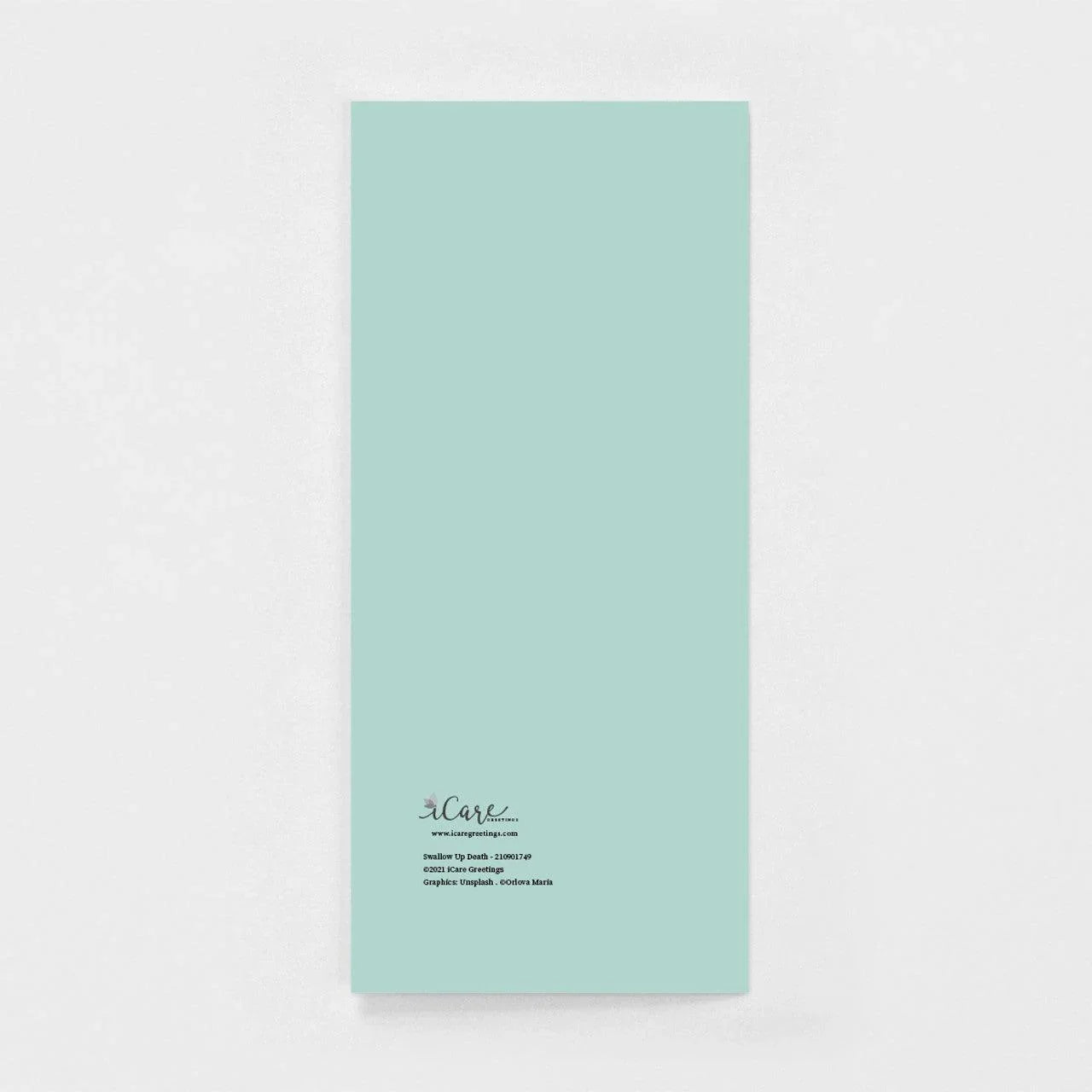 Swallow Up Death Sympathy Greeting Card - Swallow Up Death Sympathy Greeting Card - Default Title - Salt and Honey