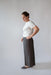 Sydney Pleated Midi Skirt in Charcoal Grey - Sydney Pleated Midi Skirt in Charcoal Grey - undefined - Salt and Honey
