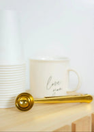 Stainless Steel Gold Coffee Spoon with Bag Clip - Stainless Steel Gold Coffee Spoon with Bag Clip - Default Title - Salt and Honey