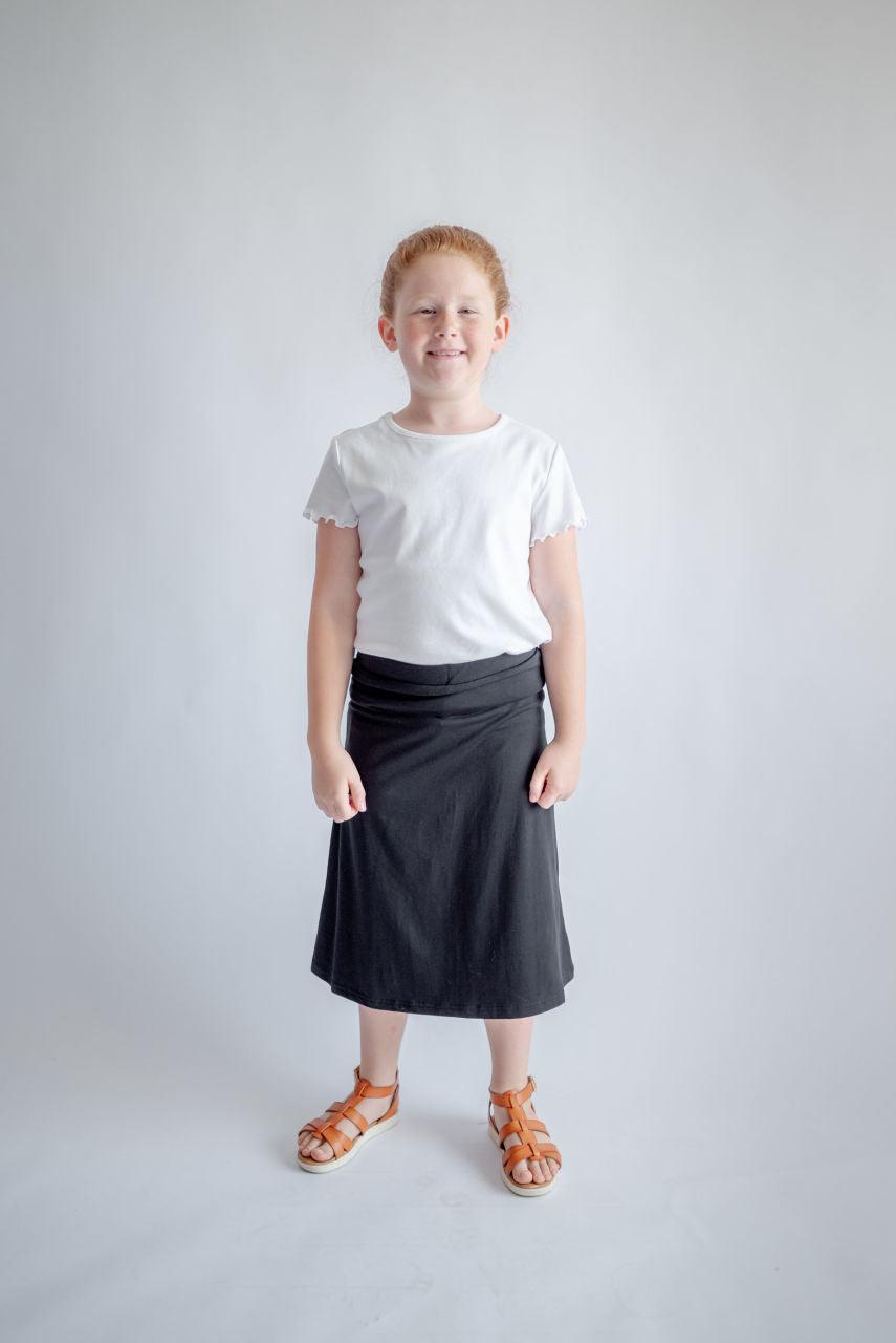 Zoey Girl Skort In Black - Zoey Girl Skort In Black - undefined - Salt and Honey