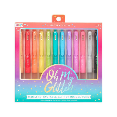 Retractable Glitter Gel Pens - Retractable Glitter Gel Pens - Default Title - Salt and Honey